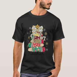 Leraar Kerstboom Potloden School Coquette Bow T-shirt