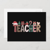 Leraar Kerstleven Leer Liefde Inspirerend Feestdagenkaart (Voorkant / Achterkant)