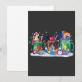 Leraar Kerstmis | Beker Kerst Leraar Notitiekaartje (Voorkant / Achterkant)