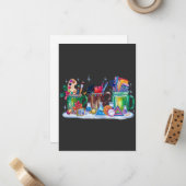 Leraar Kerstmis | Beker Kerst Leraar Notitiekaartje (Voorkant / Achterkant in situ)