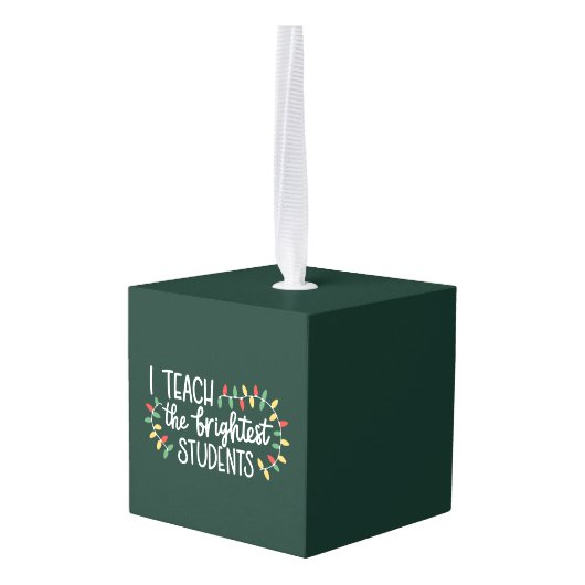 Leraar Kerstmis ik leer de beste studenten Decoratie (Achter hoekig)