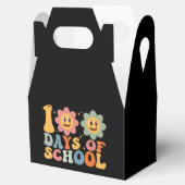 Leraar Kinder Retro Groovy 100 Dagen 0f School Bedankdoosjes (Geopend)
