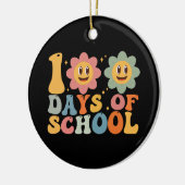 Leraar Kinder Retro Groovy 100 Dagen 0f School Keramisch Ornament (Links)