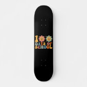 Leraar Kinder Retro Groovy 100 Dagen 0f School Persoonlijk Skateboard (Voorkant)