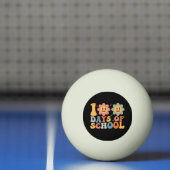 Leraar Kinder Retro Groovy 100 Dagen 0f School Pingpongbal (Net)