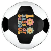 Leraar Kinder Retro Groovy 100 Dagen 0f School Voetbal (Gedraaid)