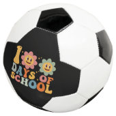 Leraar Kinder Retro Groovy 100 Dagen 0f School Voetbal (Drie kwart)