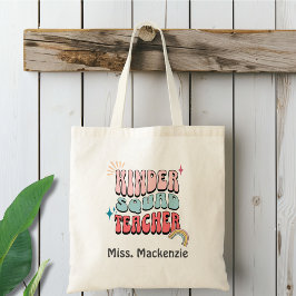 Leraar Kinder Squad gepersonaliseerd Tote Bag