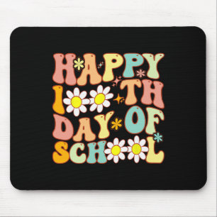 Leraar Kinderen Retro Groovy 100 dagen Happy 100th Muismat