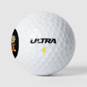 Leraar Kinderen Retro Groovy 100 Dagen School Golfballen (Logo)