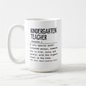 leraar Kindergarten Koffiemok (Links)