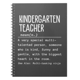 leraar Kindergarten Notitieboek