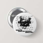 Leraar Kip Math Mathemachicken Grappige Kip Ronde Button 5,7 Cm (Voorkant /achterkant)
