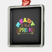 Leraar klaar om voor K te roteren Metalen Ornament (Links)