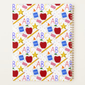 Leraar Klaslokaal Apple Potlood Lijm ABC Gum Planner (Achterkant)
