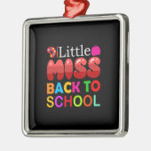 Leraar kleine Miss Terug naar school Metalen Ornament (Links)