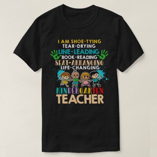 Leraar Kleuterschool Leraar 1 T-shirt (Design voorkant)