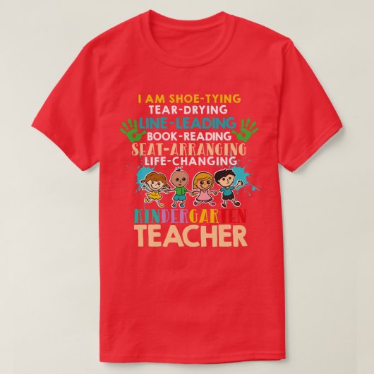 Leraar Kleuterschool Leraar 2 T-shirt (Design voorkant)