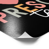 Leraar kleuterschool Terug naar school Foto Afdruk (Hoek)