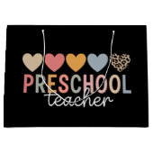 Leraar kleuterschool Terug naar school Groot Cadeauzakje (Voorkant)