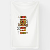 Leraar Kunst Beste leraar Evers Spandoek (Verticaal)
