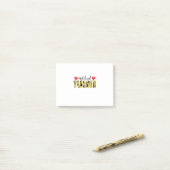 Leraar Kunst met de meeste geliefde leraar Post-it® Notes (Op bureau)