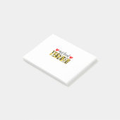 Leraar Kunst met de meeste geliefde leraar Post-it® Notes (Schuin)