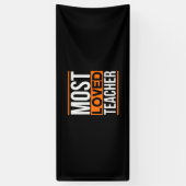 Leraar Kunst met de meeste geliefde leraar Spandoek (Verticaal)