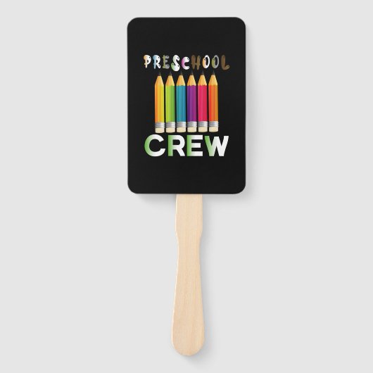 Leraar Kunst Preschool Bemanner Leraar Handwaaier (Voorkant)