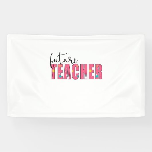 Leraar Kunst Toekomst Leraar Spandoek (Horizontaal)