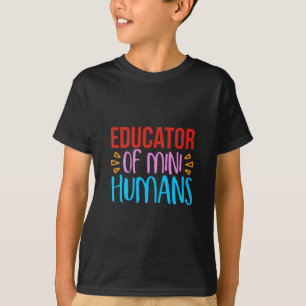 Leraar Kunsteducator van Mini Human T-shirt