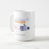 Leraar Kunstmatige Intelligentie - man & machine Koffiemok (Voorkant links)