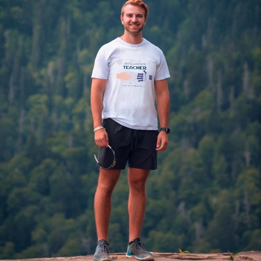 Leraar Kunstmatige Intelligentie - man & machine T-shirt