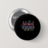 Leraar Kunstverslaafde leraar Ronde Button 5,7 Cm (Voorkant /achterkant)