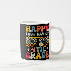 Leraar laatste schooldag 4e klas kinderen jongens koffiemok
