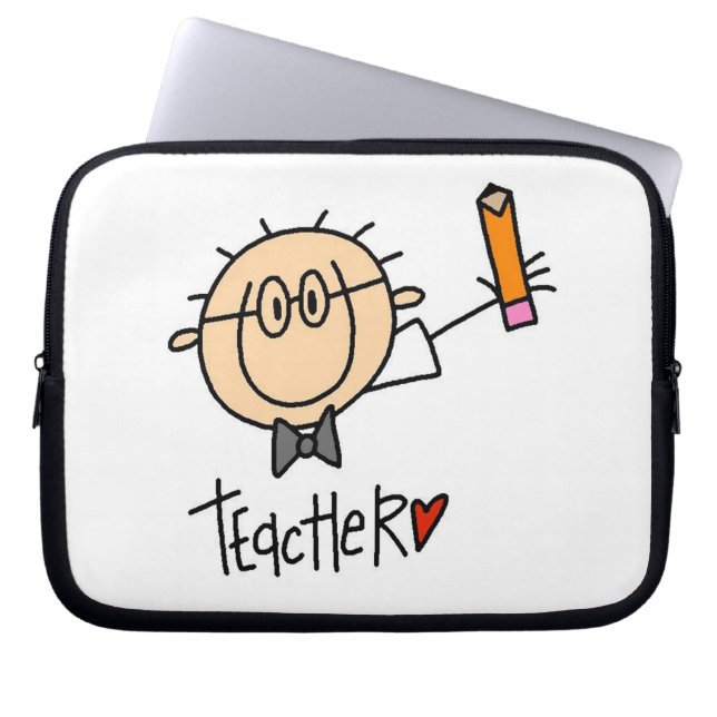 Leraar Laptop Sleeve (Voorkant)