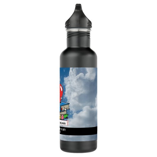 Leraar Leerling Kinderen Onderwijs Personaliseren Waterfles (Rechts)