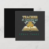 Leraar & Leerling Klas van 2026 - Kennis is Licht Kaart (Voorkant / Achterkant)