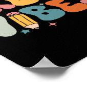 Leraar Leerling Pre-k Sfeer Pre Kleuterklas Team Poster (Hoek)