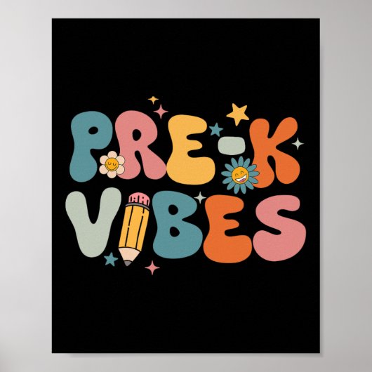 Leraar Leerling Pre-k Sfeer Pre Kleuterklas Team Poster (Voorkant)