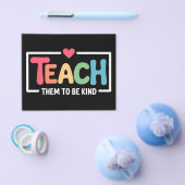 Leraar leert ze vriendelijk te zijn terug naar sch flyer (Enkel)