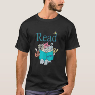 Leraar leest Book Club Piggie Elephant Pigeons T-shirt