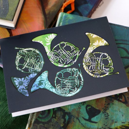 leraar leraar Franse Horns Daisy Band Kaart