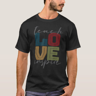 leraar leraar opleiding liefde inspire leraar W T-shirt