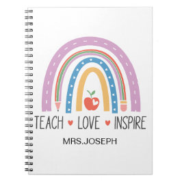 Leraar leren liefde inspireren notitieboek