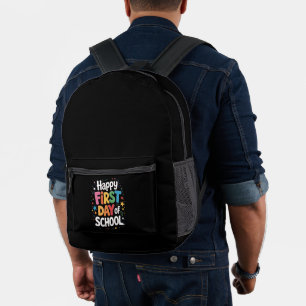 Leraar Leven Cadeau Gelukkige Eerste Dag Van Schoo Bedrukte Rugzak