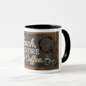 Leraar Leven Schoolbord Koffie Mok (Voorkant rechts)