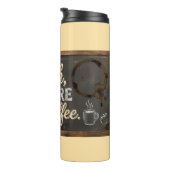 Leraar Leven Schoolbord Koffie Thermosbeker (Geroteerd rechts)