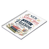Leraar Leven Schooljaar Design Notitieboek (Linkerzijde)