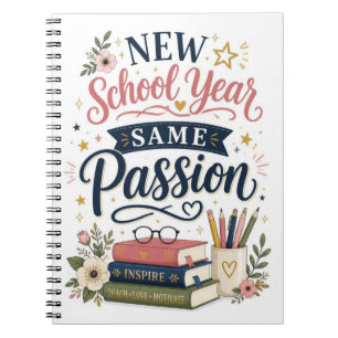 Leraar Leven Schooljaar Design Notitieboek